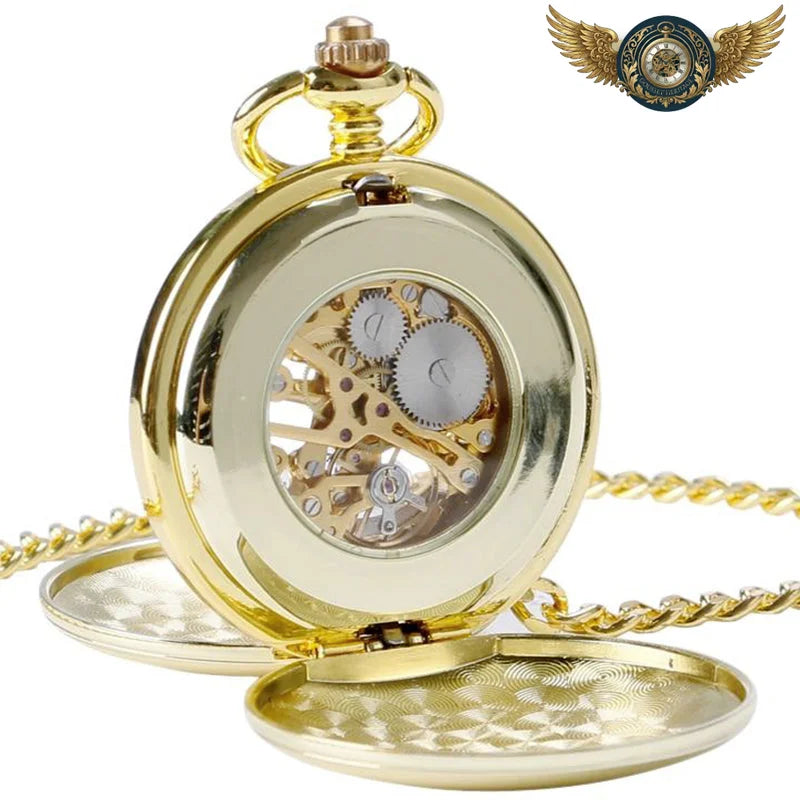 L'Esthète - Montre Gousset Mécanique Squelette Double Clapet - Vue 4 - Gousset-heritage