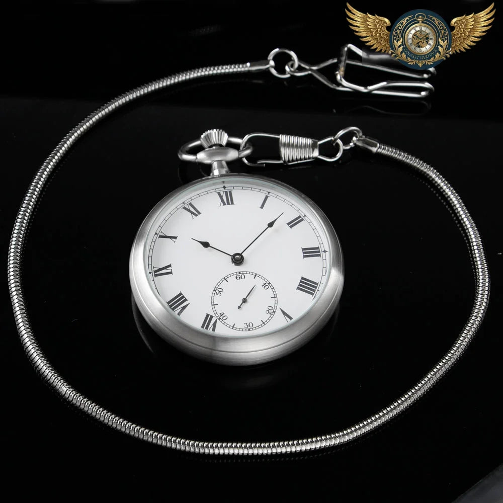 L'Esthète - Montre Gousset Or Rose Mécanique à Cœur Ouvert - Vue 9 - Gousset-heritage