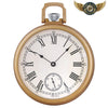 L'Esthète - Montre de Gousset Automatique 55mm Champagne Brossé - Vue 1 - Gousset-heritage