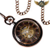 L'Esthète Cuivré - Montre Gousset Mécanique Semi-Squelette - Vue 3 - Gousset-heritage