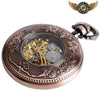 L'Esthète Cuivré - Montre Gousset Mécanique Semi-Squelette - Vue 5 - Gousset-heritage
