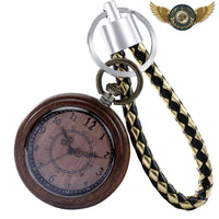 L'Esthète Moderne - Montre de Poche Bois & Quartz Cadran Ouvert - modèle Tamarin - Gousset-heritage