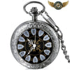 L'Esthète Noir - Montre Gousset Demi-Chasseur Quartz Cœurs - Argent - Gousset-heritage