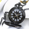 L'Esthète Noir - Montre Gousset Demi-Chasseur Quartz Cœurs - Vue 3 - Gousset-heritage