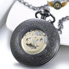 L'Esthète Noir - Montre Gousset Demi-Chasseur Quartz Cœurs - Vue 4 - Gousset-heritage