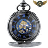 L'Esthète Noir - Montre Gousset Mécanique Squelette Chasseur - Vue 2 - Gousset-heritage
