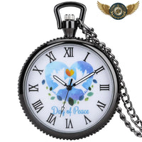 L'Esthète Noir & Blanc - Montre Gousset Quartz Chiffres Romains - Gousset-heritage