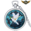 L'Esthète Noir & Blanc - Montre Gousset Quartz Chiffres Romains - Argent - Gousset-heritage