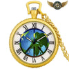 L'Esthète Noir & Blanc - Montre Gousset Quartz Chiffres Romains - Or - Gousset-heritage