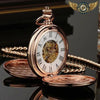 L'Esthète Rose - Montre Gousset Mécanique Double Chasseur - Vue 4 - Gousset-heritage