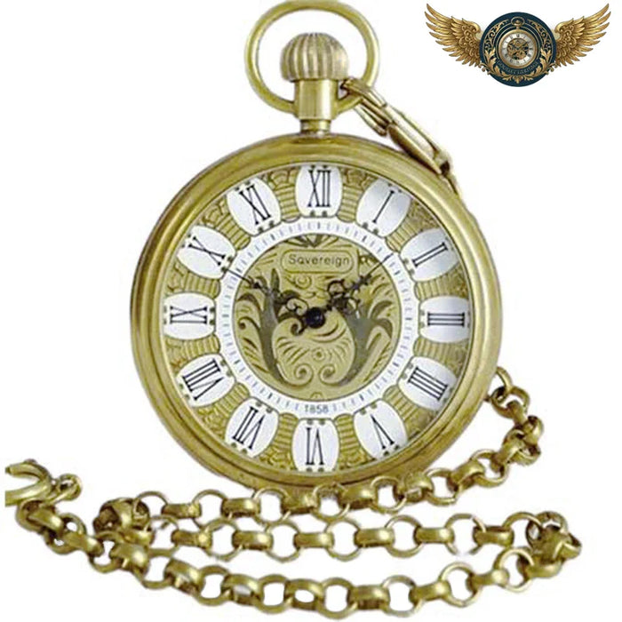 L'Esthète | Montre Gousset Savonnette Mécanique Or Vintage - Vue 1 - Gousset-heritage