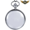 L'Esthète – Montre de Poche Mécanique Squelette Double Chasseur - Argent - Gousset-heritage