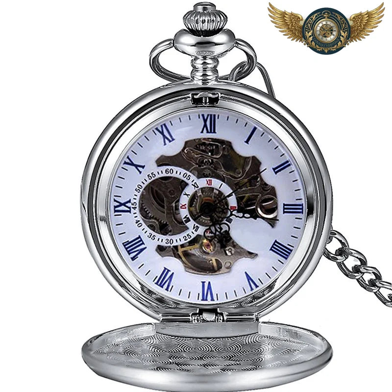 L'Esthète – Montre de Poche Mécanique Squelette Double Chasseur - Vue 2 - Gousset-heritage