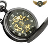 L'Esthète – Montre de Poche Mécanique Squelette Double Chasseur - Vue 9 - Gousset-heritage