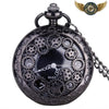 L'Étherium - Montre Gousset Demi-Chasseur Steampunk Quartz - Noir - Gousset-heritage