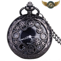 L'Étherium - Montre Gousset Demi-Chasseur Steampunk Quartz - Gousset-heritage