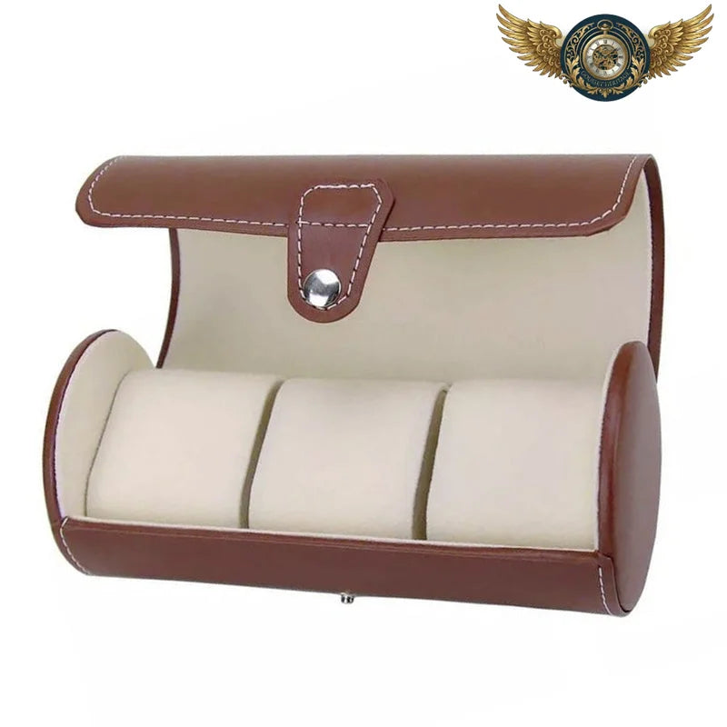 L'Explorateur - Étui Ceinture Cuir Vachette pour Gousset Cognac