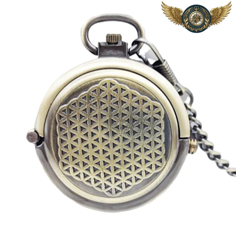 L'Explorateur - Montre Gousset Mécanique Squelette Bronze Antique - Vue 2 - Gousset-heritage