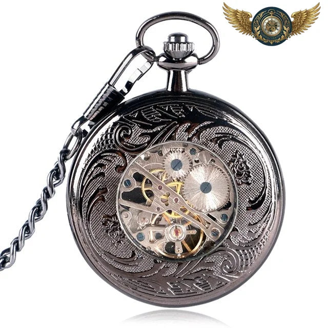 L'Explorateur Steampunk - Montre à Gousset Full Hunter Mécanique - Vue 2 - Gousset-heritage