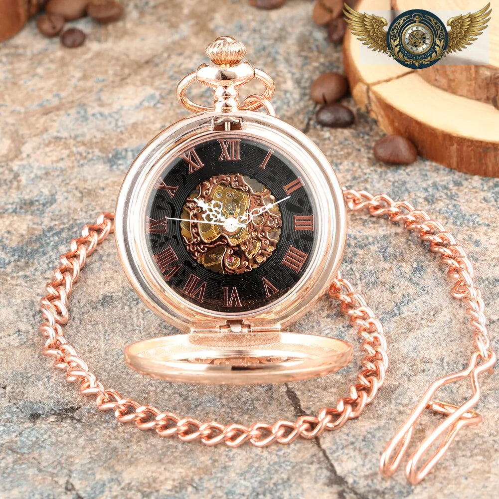 L'Explorateur | Montre Gousset Mécanique Squelette Ajourée - Vue 12 - Gousset-heritage