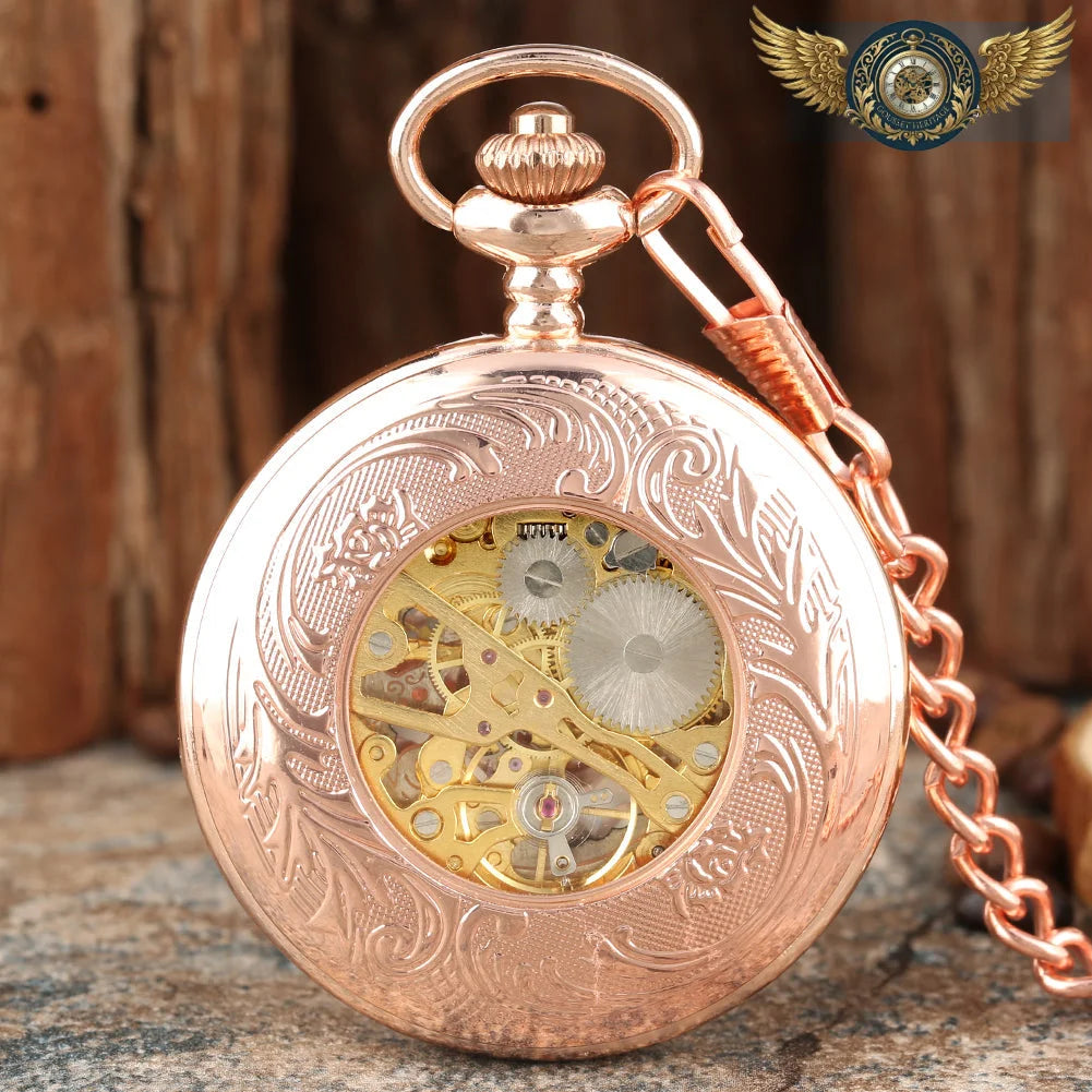 L'Explorateur | Montre Gousset Mécanique Squelette Ajourée - Vue 24 - Gousset-heritage