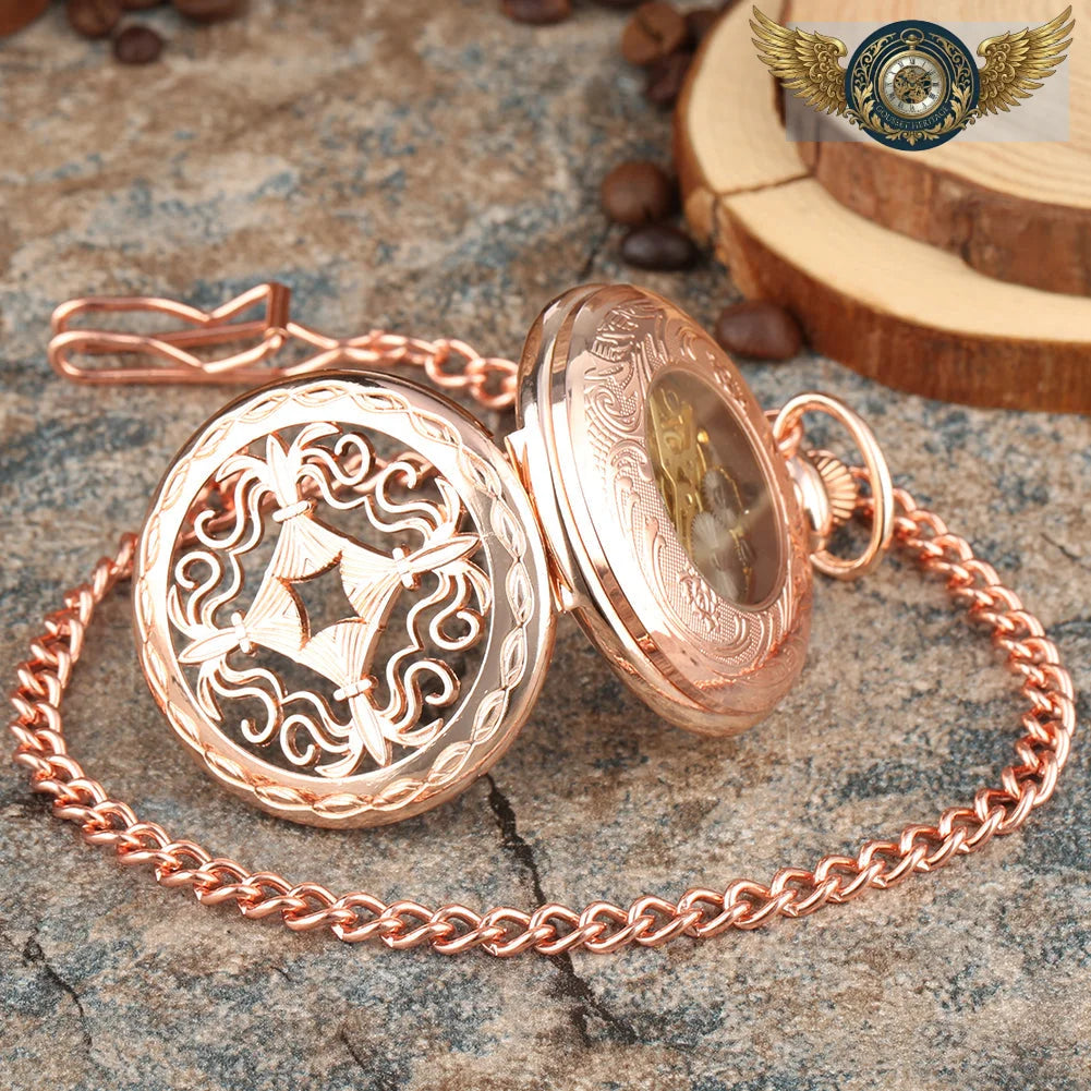 L'Explorateur | Montre Gousset Mécanique Squelette Ajourée - Vue 26 - Gousset-heritage