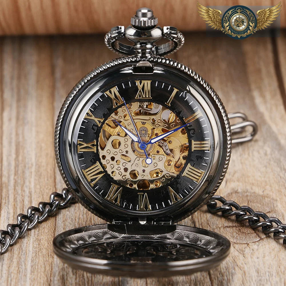 L'Explorateur | Montre Gousset Mécanique Squelette Ajourée - Vue 28 - Gousset-heritage