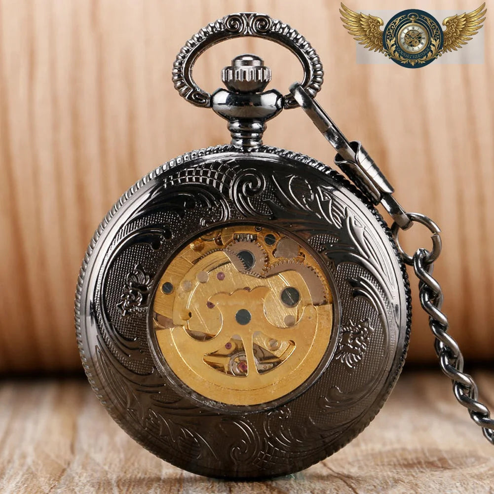 L'Explorateur | Montre Gousset Mécanique Squelette Ajourée - Vue 29 - Gousset-heritage
