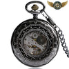 L'Express - Montre Gousset Mécanique 52mm Gunmetal Ferroviaire - Vue 2 - Gousset-heritage