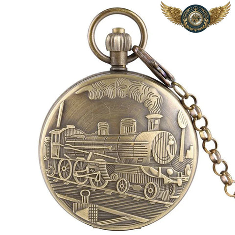 L'Express - Montre Gousset Tourbillon Automatique Double Chasseur - Vue 1 - Gousset-heritage