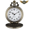 L'Express - Montre Pendentif Steampunk Bronze Clapet Locomotive - Vue 2 - Gousset-heritage
