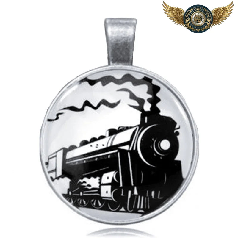 L'Express Bi-Ton - Montre de Poche Locomotive Steampunk Quartz - Vue 3 - Gousset-heritage