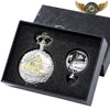 L'Express Bi-Ton - Montre de Poche Locomotive Steampunk Quartz - Vue 4 - Gousset-heritage