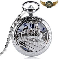 L'Express Mécanique - Montre Gousset Squelette Chasseur Locomotive - Gousset-heritage