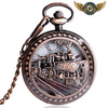 L'Express Mécanique - Montre Gousset Squelette Chasseur Locomotive - Cuivre - Gousset-heritage