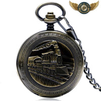 L'Expresse - Montre Gousset Mécanique Chasseur Bronze - Gousset-heritage