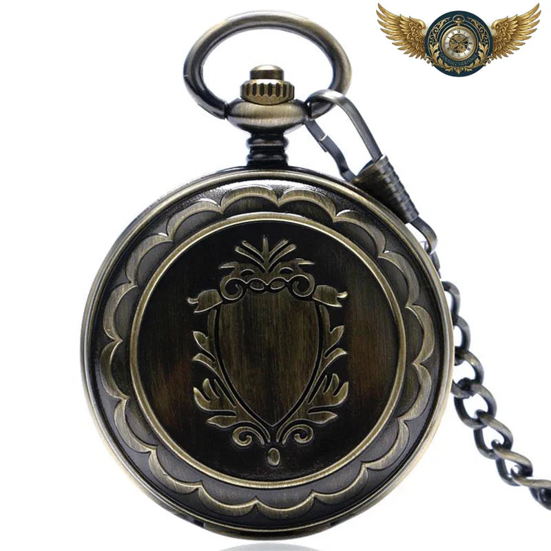 L'Expresse - Montre Gousset Mécanique Chasseur Bronze - Vue 3 - Gousset-heritage