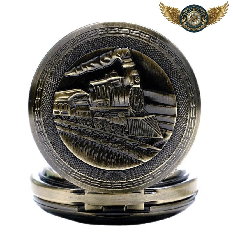L'Expresse - Montre Gousset Mécanique Chasseur Bronze - Vue 4 - Gousset-heritage