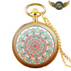 L'Harmonie Céleste - Pendentif Sautoir Quartz Motif Mandala - Vert - Gousset-heritage