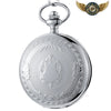 L'Héraldique - Montre Gousset Chasseur à Quartz Gravée - Argent - Gousset-heritage