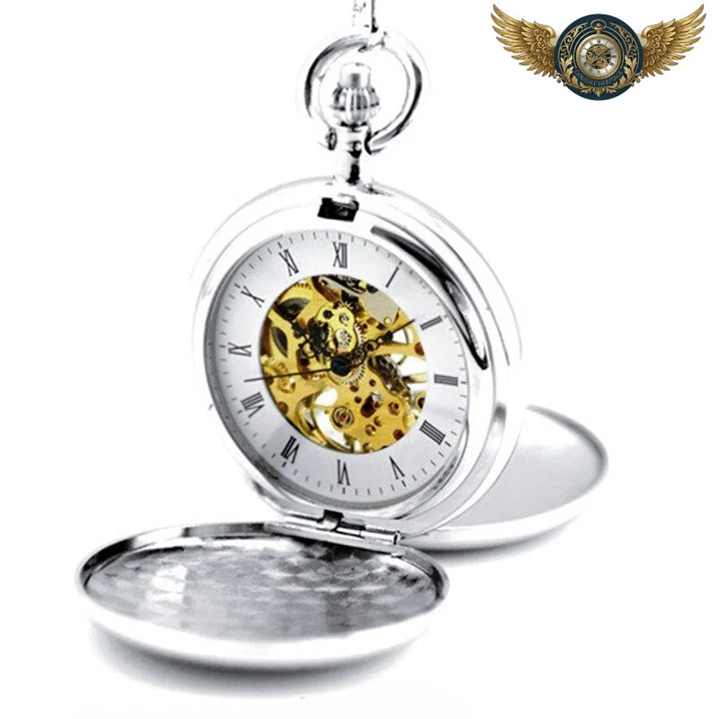 L'Héraldique - Montre Gousset Double Chasseur Mécanique - Vue 3 - Gousset-heritage