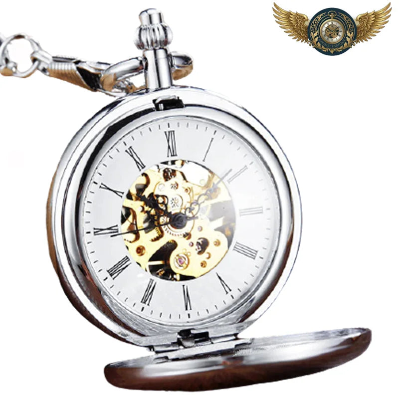 L'Héraldique - Montre Gousset Double Chasseur Mécanique - Vue 4 - Gousset-heritage