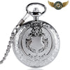 L'Héraldique - Montre Gousset Mécanique Squelette Gravée - Argent - Gousset-heritage