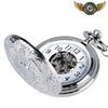 L'Héraldique - Montre Gousset Mécanique Squelette Gravée - Vue 4 - Gousset-heritage