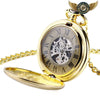 L'Héraldique - Montre Gousset Mécanique Squelette Gravée - Vue 8 - Gousset-heritage