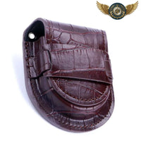 L'Héritage - Étui Ceinture Cuir Pleine Fleur pour Gousset Marron - Gousset-heritage
