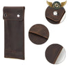 L'Héritage - Étui Nubuck Patiné pour Garde-Temps Café - Vue 8 - Gousset-heritage