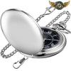 L'Héritage - Montre Gousset Chasseur à Quartz et Cadran Romain - Vue 5 - Gousset-heritage