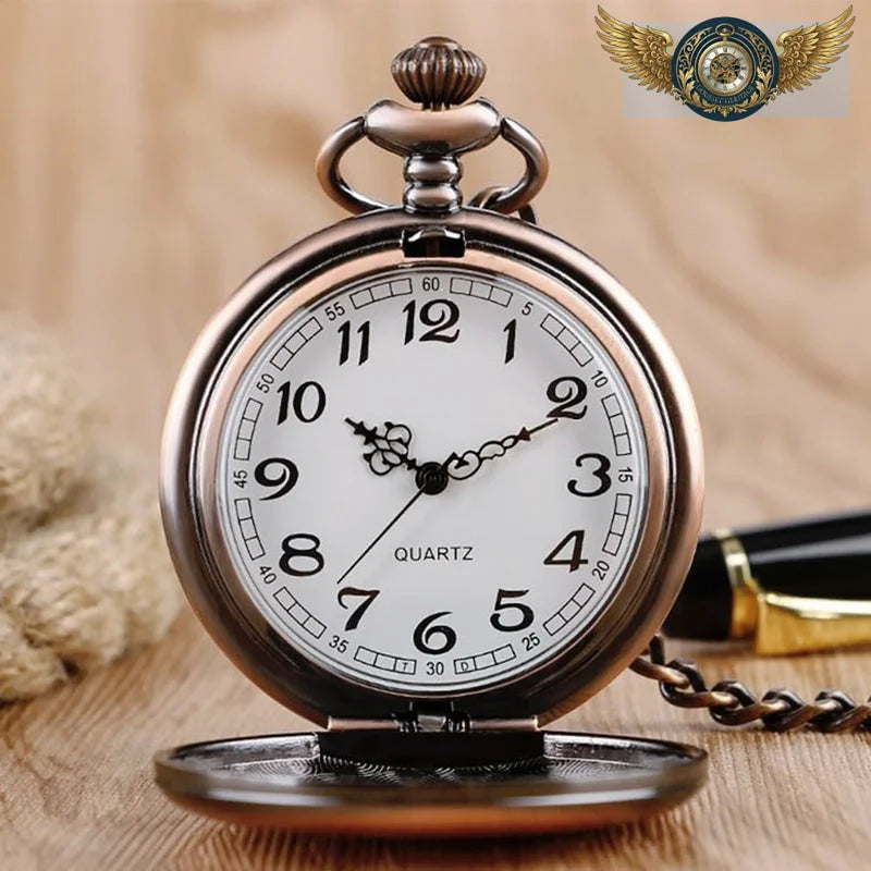 L'Héritage - Montre Gousset Full Hunter Acier Poli Quartz - Vue 11 - Gousset-heritage