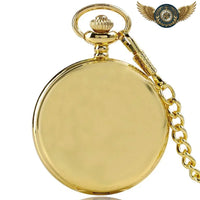 L'Héritage - Montre Gousset Full Hunter Acier Poli Quartz - modèle Or - Gousset-heritage